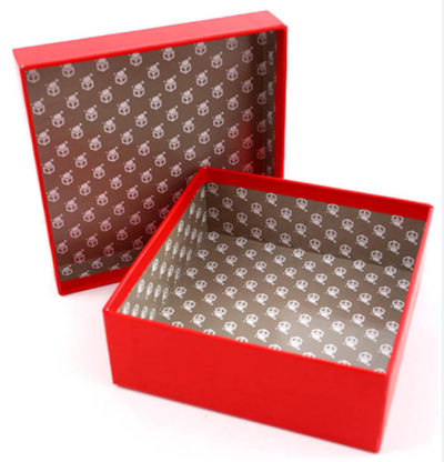 TIE BOX046 Manufacturing business tie box  custom fashion tie box  custom LOGO tie box  tie box garment factory side view